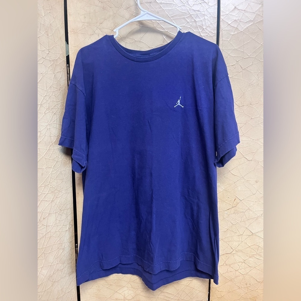 Vintage Jordan Air Shirt Large Purple Jumpman USA